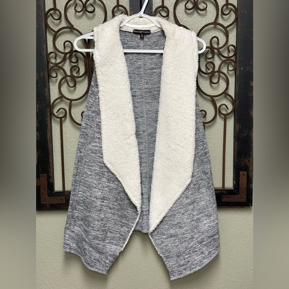 Almost Famous Sherpa lined vest